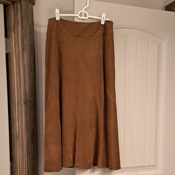 Katherine Barclay Dresses & Skirts - Katherine Barclay Brown Maxi A-Line Skirt
